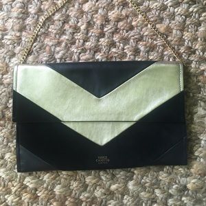 Vince Camuto Suede & Leather Clutch